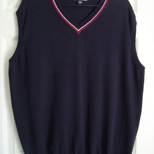 Faconnable 100% cotton V-neck vest, size XXL